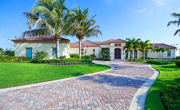 Permeable Paver Driveway in Fish Hawk, FL